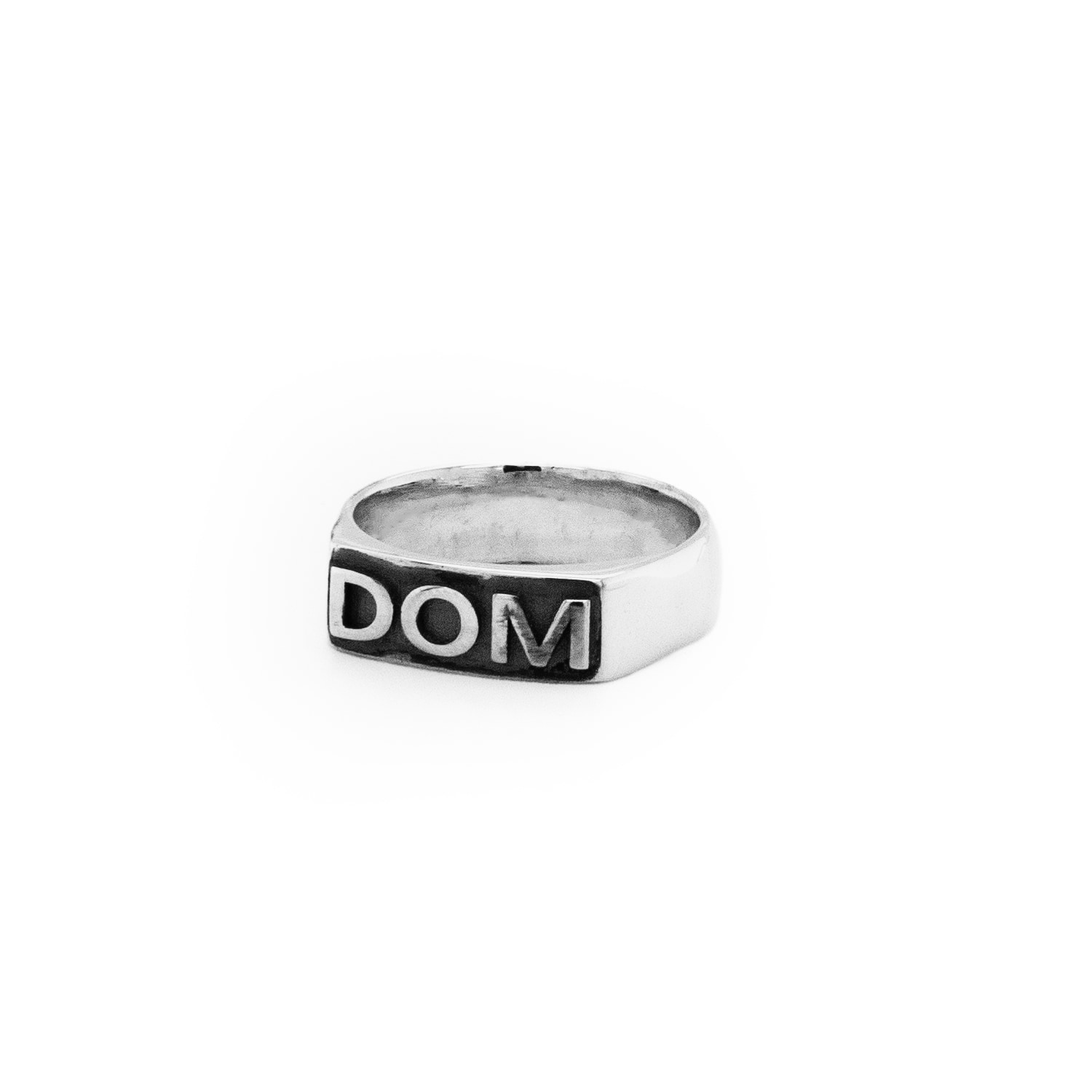 Men’s Silver Dom Ring Ilah Cibis Jewelry