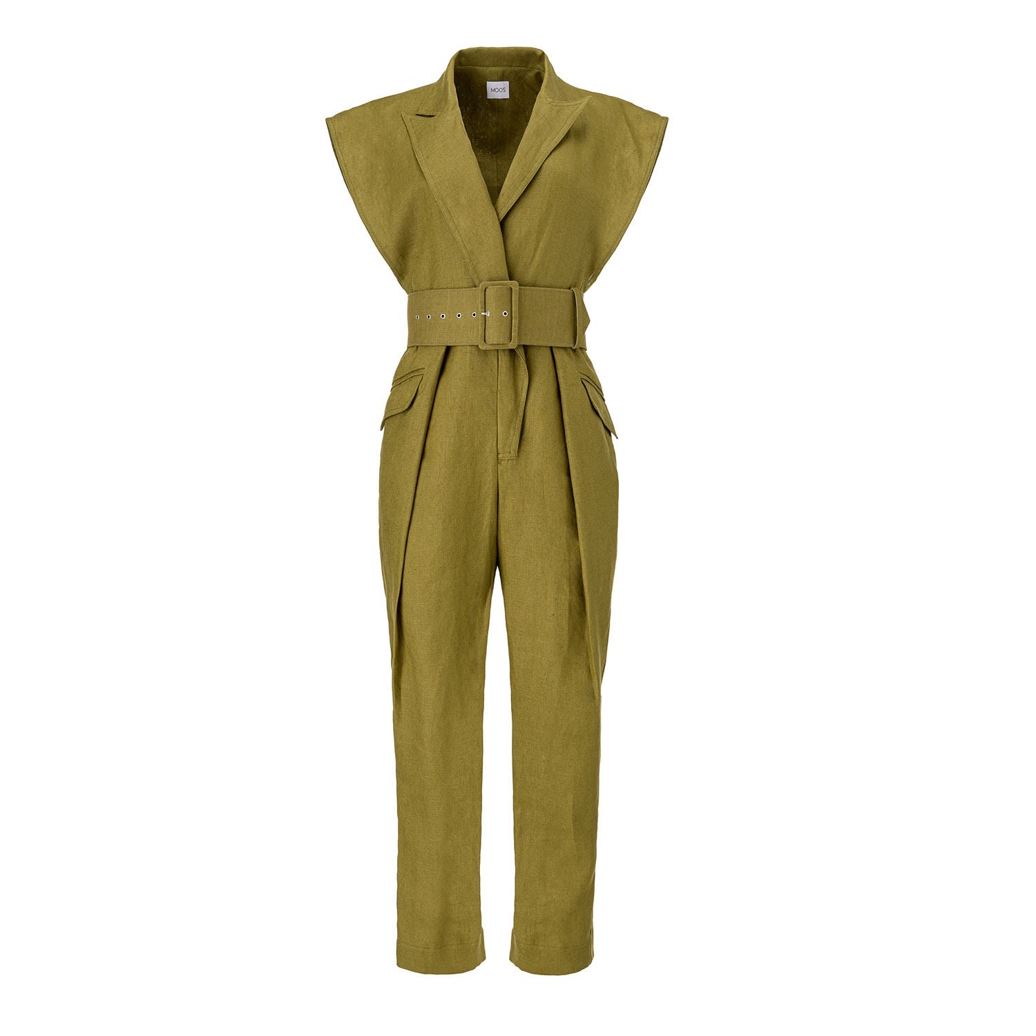 Women’s Green Army Utility Jumpsuit Xxs Moos Studio