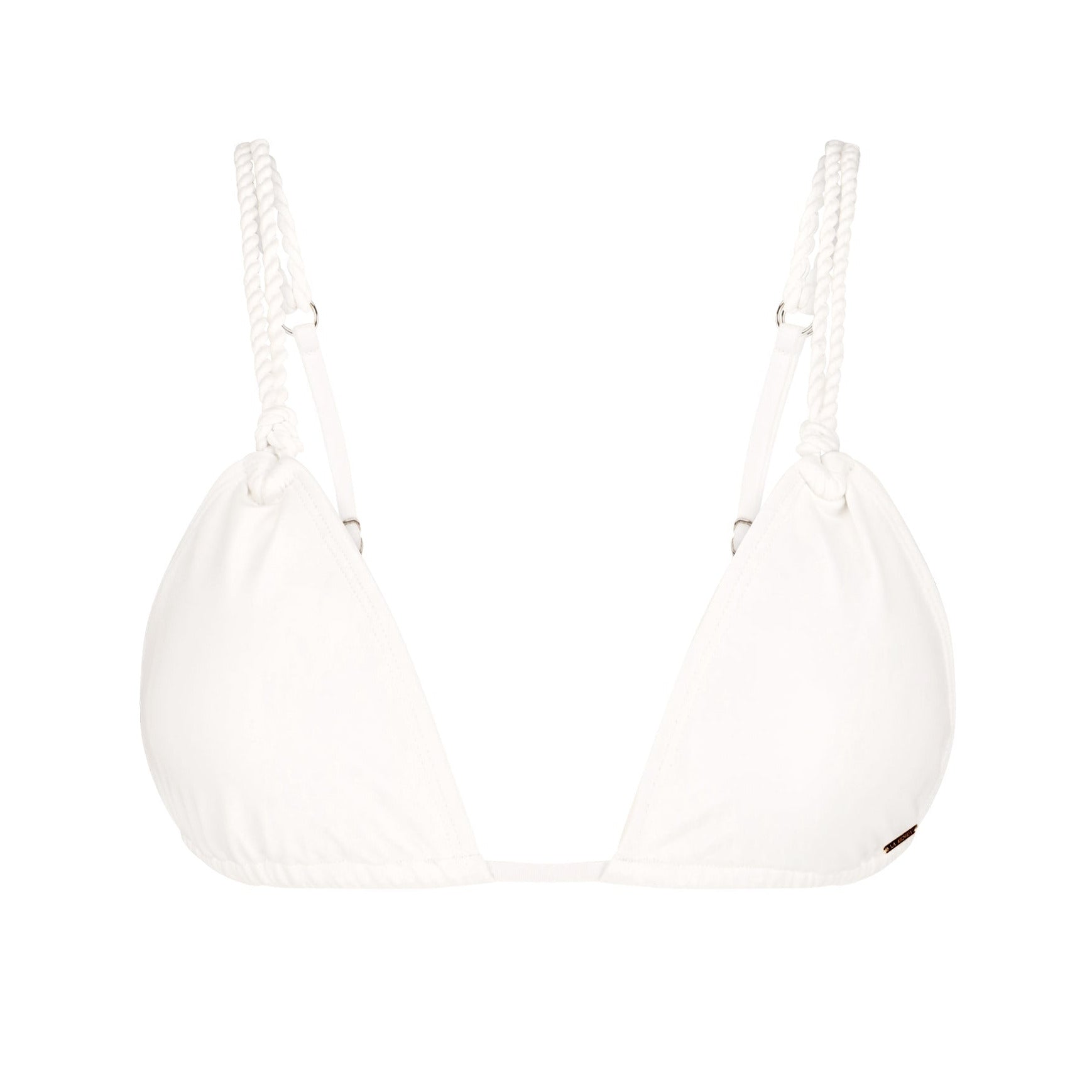 Women’s Camila White Bikini Top Extra Large La Michaux