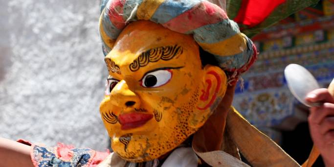 The Monkey year festival at Hemis