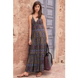 Next Gestuftes Maxikleid