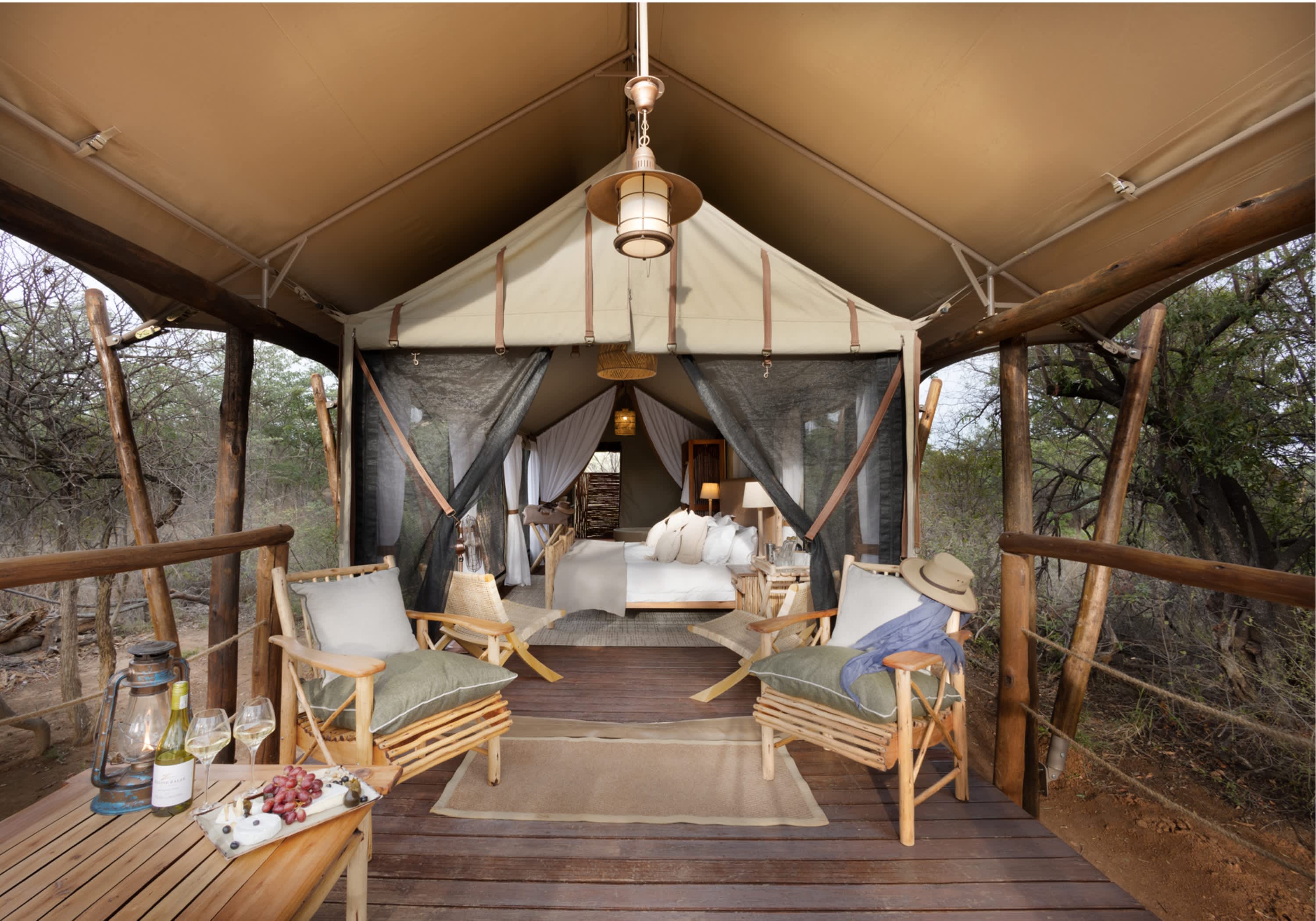 Kwafubesi Tented Safari Camp, Mabula Private Game Reserve: 1 Night Luxury Tented Stay for 2 Includes 3 Meals + Drinks + 2 Safaris Daily!