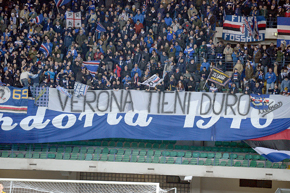 Tifosi Sampdoria @Getty Images Tifosi Sampdoria @Getty Images