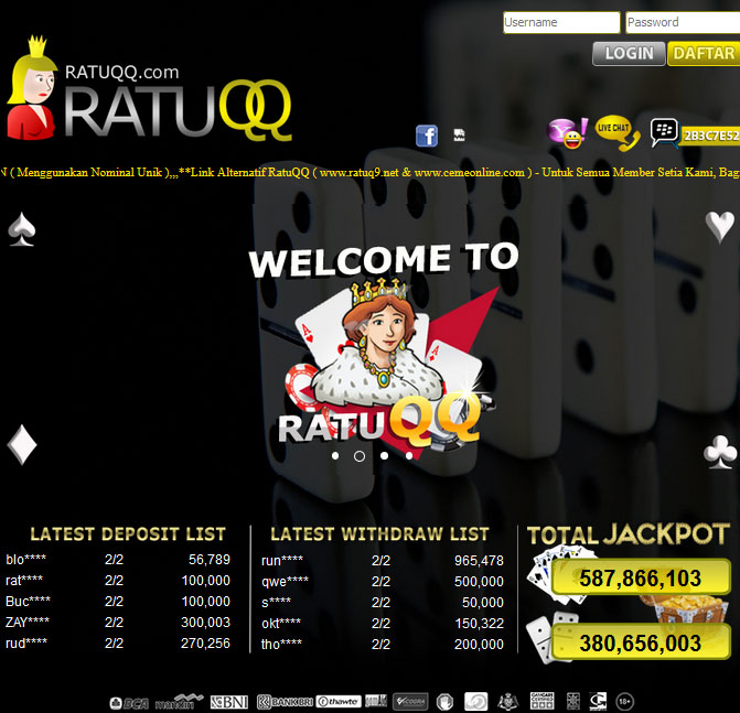 RatuQQ > Daftar dan Login Bandar QQ Online Terbaik Serta Terpercaya