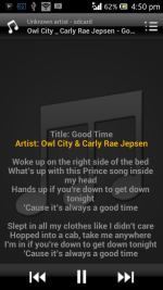 lyric di hp tampilan lyric