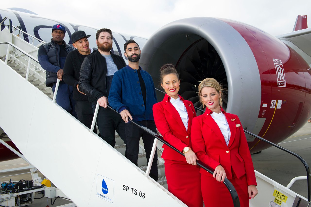 Virgin Atlantic ’s first Dreamliner hit the skies for its inaugural flight, and to mark the occasion we threw a celebration to rival all celebrations.