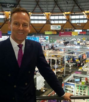 Dr Jens Goennemann at National Manufacturing Week, Sydney Olympic Park. Credit: AMGC