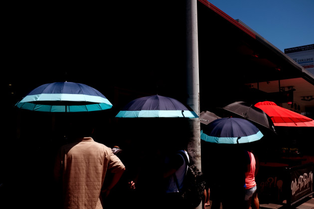 Umbrellas. John Street, Cabramatta. © Markus Andersen.