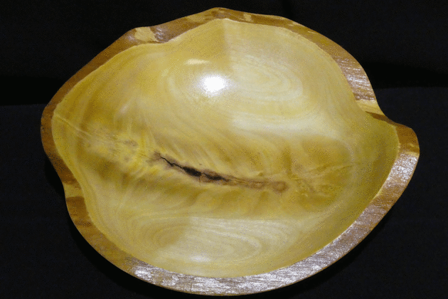 Graham's Yellow Wood Bowl