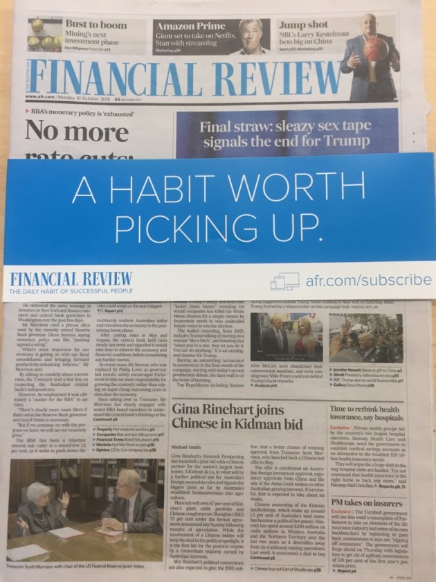 financial review campaign