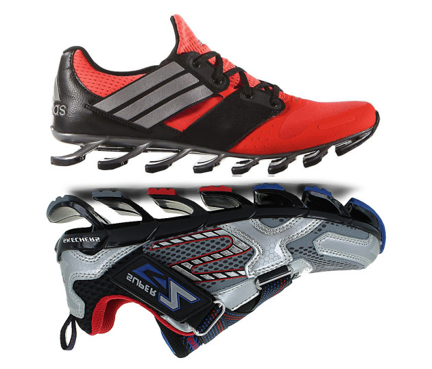 Adidas springblade vs Skechers megaflex