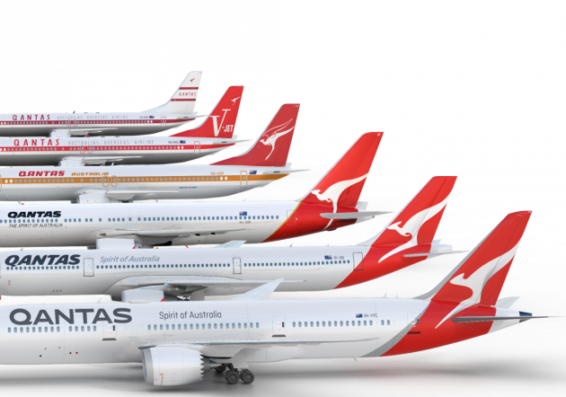 qantas planes