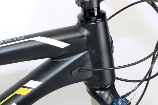 Tidy welds and hydroformed tubes help to make the Siskiu a very smart looking bike.