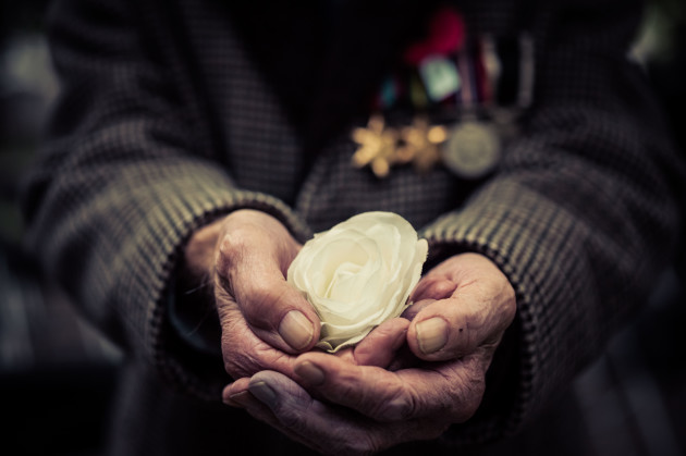 Bill Mitchell. 100-year-old Second World War veteran. Armistice Day, Christchurch 2013.
“Where is peace? Is it a myth or does it exist? Women and children are the world and yet in war it is the women and children who suffer the most. I hope women step forward to secure peace for the future.”