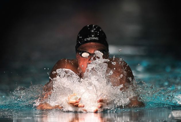 © Delly Carr. 2011 Australian Age Group Swimming Champs, U15 Breaststroke Heats.