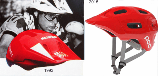Looking back at the once popular Headway helmets, we've got to ask, has the styling on MTB helmets come full circle?