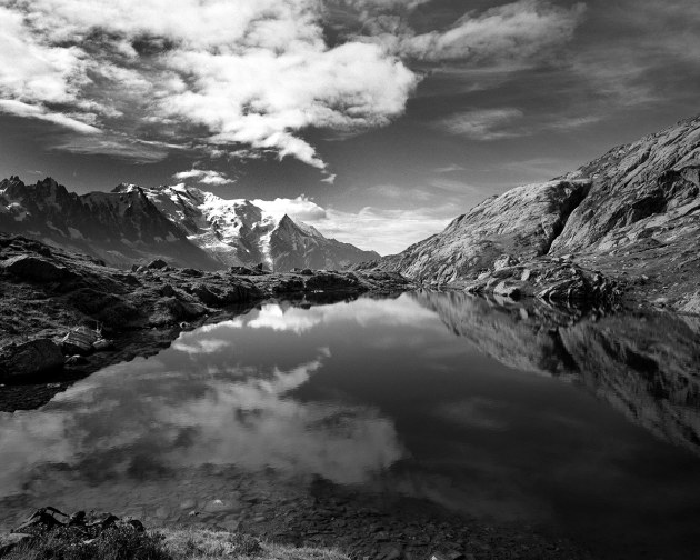 Lak, Tour du Mont Blanc 2015. 20 x 24 inch Silver Gelatin Print. © Tom Goldner, The Fox Darkroom & Gallery.