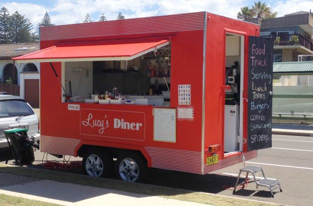 Lucy's Diner operates at one-off events and in certain neighbourhoods of Sydney