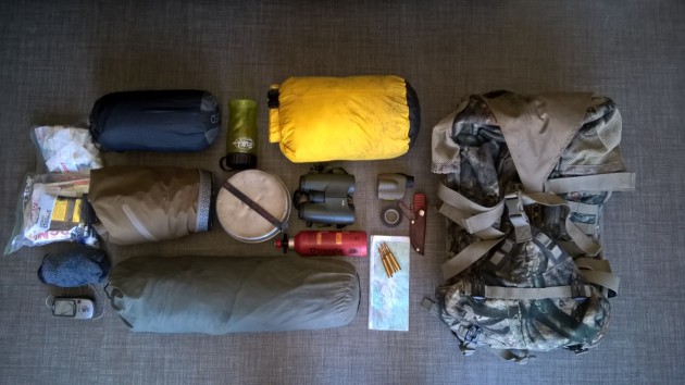 Backpack hunter's essentials