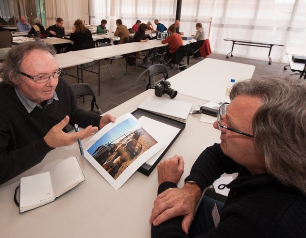 Portfolio reviews at the 2013 BIFB.