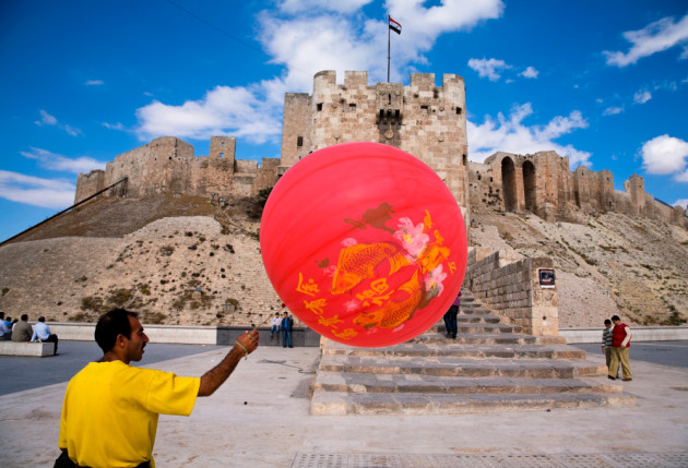 Views of the Citadel of Aleppo, a World Heritage site and one of Aleppo’s main attractions. © Ed Kashi/VII Photo