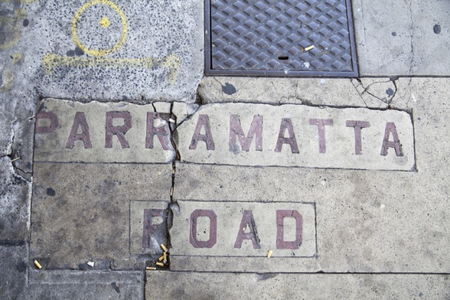 © Lyndal Irons. On Parramatta Road.