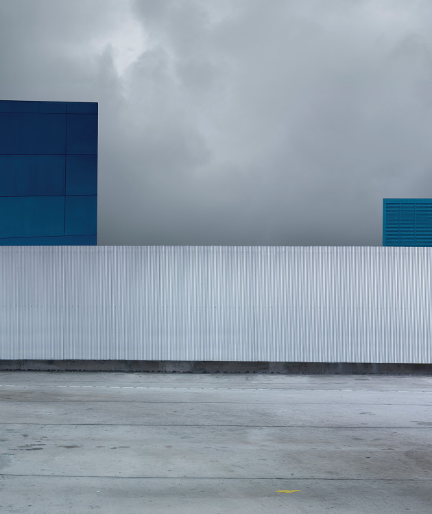 Blue structure, 2013. © David Manley.