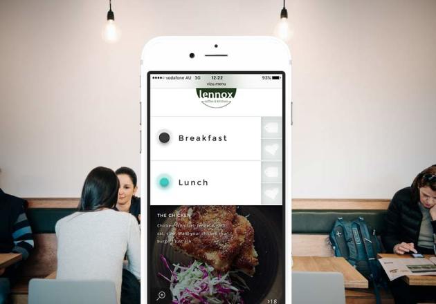 It’s the evolution of the menu – Lennox Coffee and Kitchen published their VIZU.menu last week.