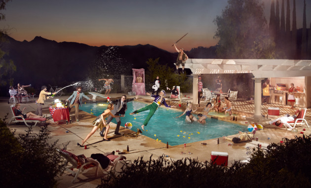 Pool Party: Phoot Camp 2010, Calabasas, California. Collaboration with Lauren Randolph and Ryan Schude.