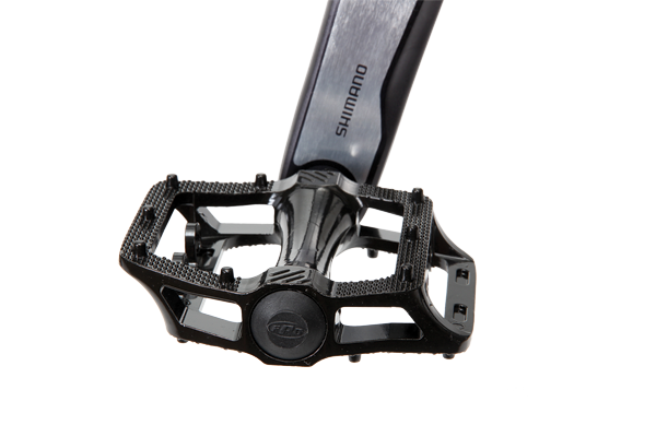 Alloy flat pedals are a great way to go when it comes to boosting confidence and developing skills—just combine them with sticky soled shoes.