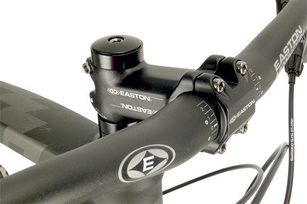 Easton bits add a quality feel to the spec, although a 710mm bar would better suit the character of the Torrent