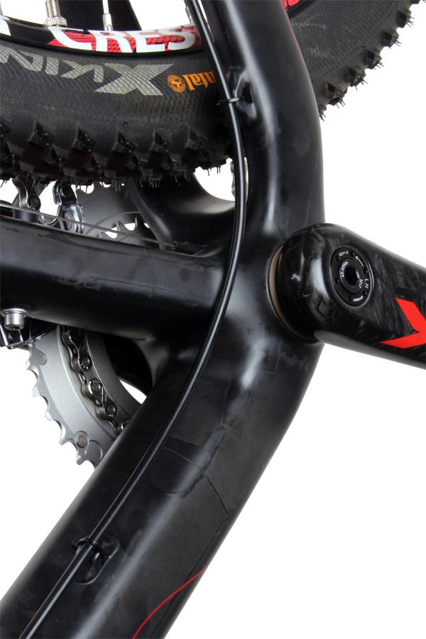 Ultimate girth—you really need to see this bike firsthand to fully appreciate the size of the frame tubes.