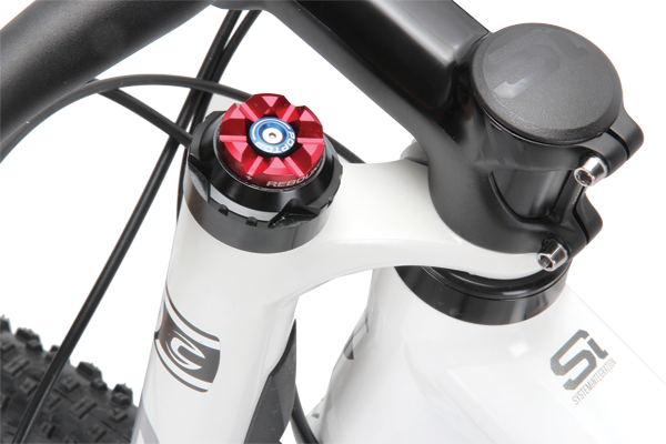 The push button lockout is very easy to reach on the Lefty.
