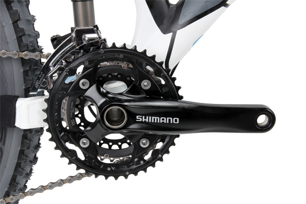 The M552 cranks use an external bearing bottom bracket like the SLX and XT models but they are a bit heavier.