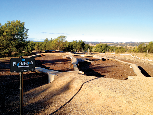 Skinnies are popping up in skills parks everywhere - this one is at Stromlo in the ACT>