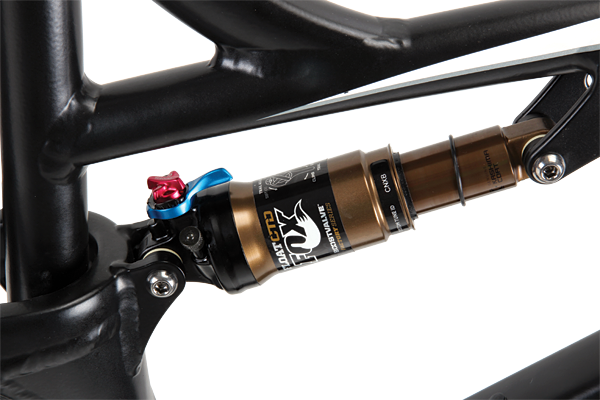 No shortcuts here; for $1,900 the frame comes with a Factory level Fox CTD shock.