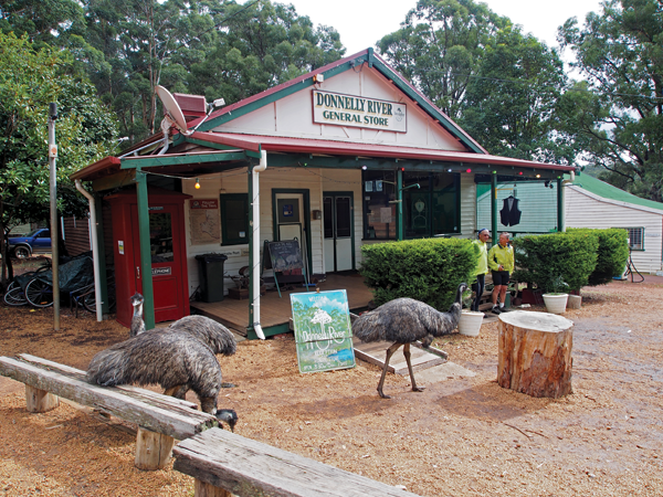 There's good coffee to be found at the Donnelly River store.