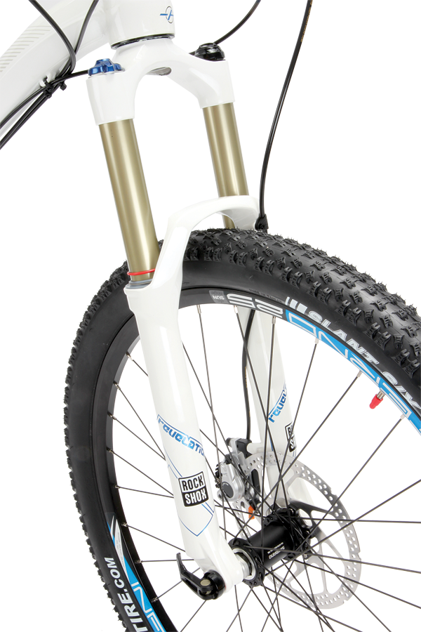 The travel adjustable thru-axle Revelation fork gets big thumbs up.