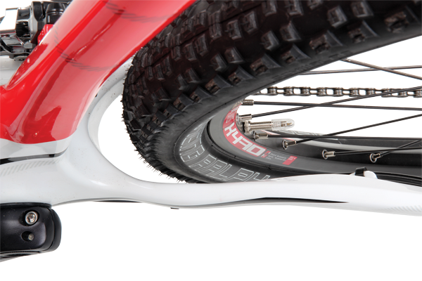 Frame clearance is good and there’s ample room for a wider, 2.25 tyre if you ride in a rough and rocky area.