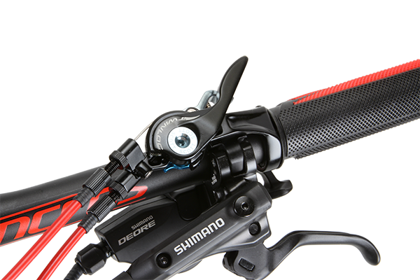 Simultaneously adjusting both the front and rear suspension, the TwinLoc trigger is easy to use and quite ergonomic.