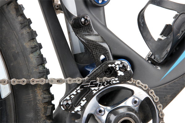 For most types of riding a guide is unnecessary. However, if you race gravity enduro or super-D, a lightweight XC style top guide would be a wise addition. This one from cSixx only adds 50g and gives all the insurance you should require on the rougher tracks.