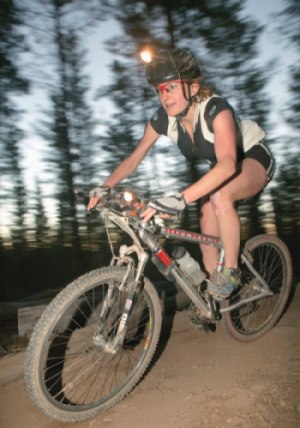 Trails take on a whole different complexion in the dark. Easy singletrack can become challenging without the sun.