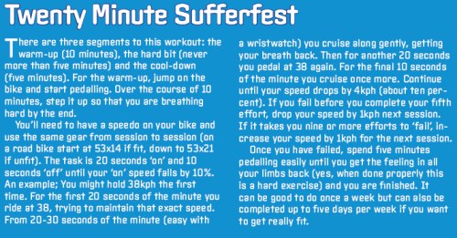 Twenty Minute Suffertest