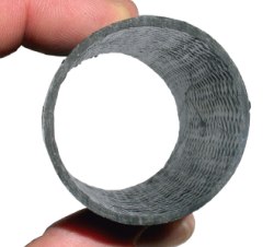 This is good example of carbon construction-nice even distribution of the fibre and resin with a consistent wall thickness.