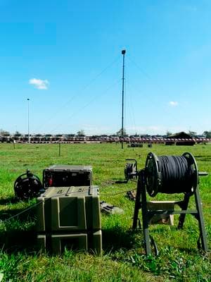 Part of the demonstration at Damascus Barracks in Brisbane. A field test of the system is planned for August. Credit: ADM Patrick Durrant