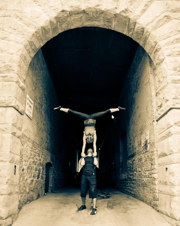 Kimberly and Daniel Craig, The Street Circus/CircusSpectacular, Canada. Photo: Leif Norman.