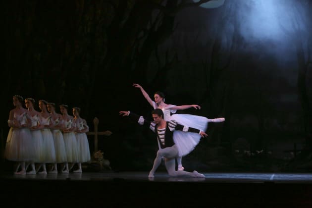 The author as Albrecht with Rachael Walsh in the title role of the Queensland Ballet's 2013 'Giselle'.
Photo: DAVID KELLY