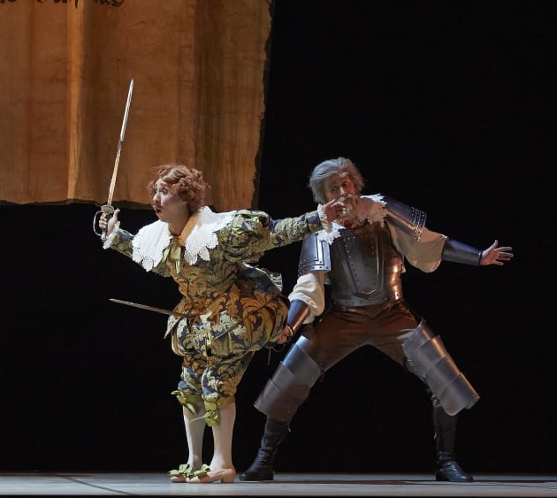 Andre Santos (Gamache) & Christian Luck (Don Quixote). Photo: Sergey Pevnev.