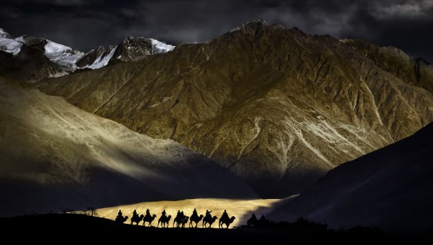 Nick Melidonis travelled to Ladakh in Northern India with the hope of capturing the remote monasteries in the high Himalayan region for this shot. 