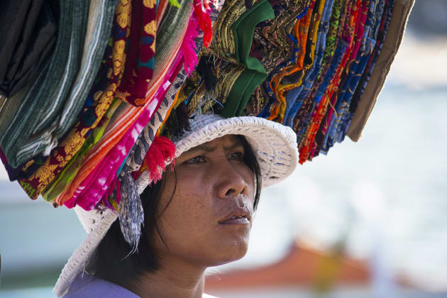 Fabric Seller by Rachel Wilkinson